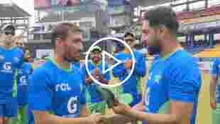 [Watch] Haris Rauf Gives ODI Debut Cap To Zaman Khan Ahead of PAK vs SL